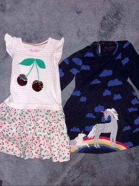 Bundle of 2 Mini Boden Dresses Size 4-5